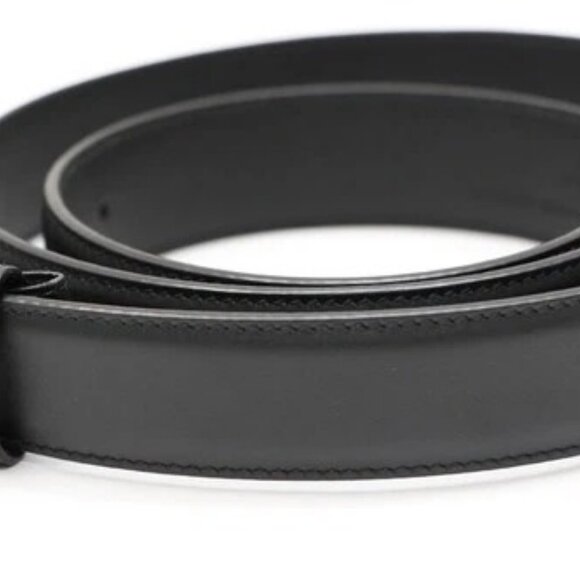 Gucci Selleria G-Buckle Women's Leather Belt Size 100/40 655566 - Black/Gold - Picture 7 of 13